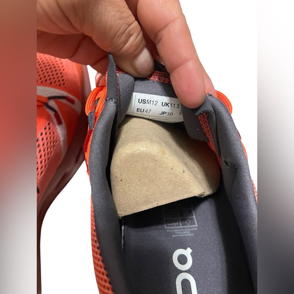 ๐๐ผOn Cloud Running/Cloud Surfer Trail. Orange Athletic Shoes. NWOT NO BOX. - Picture 12 of 16